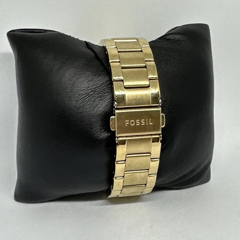 Fossil Modern BQ1775 Womens Gold Stainless Steel Analog Dial Quartz Watch HME682